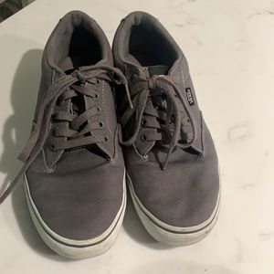 Gray vans men’s size 9